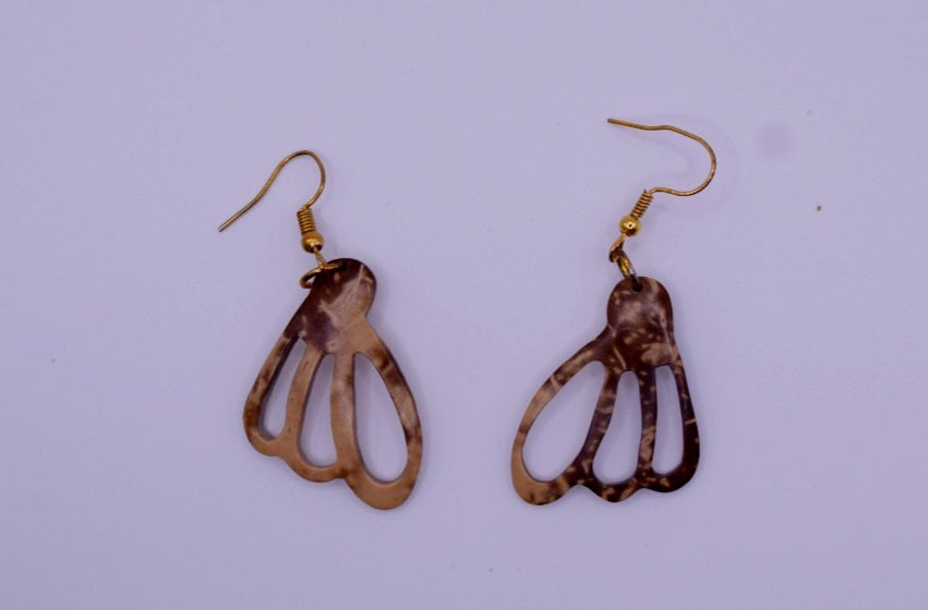 Coconut Shell designed earring