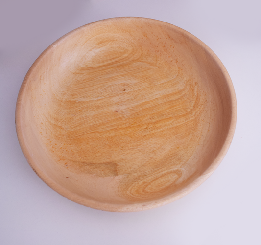 Mahogany Wooden Dish- 11.5''