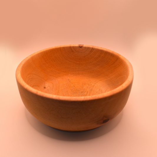 Mahogany Wooden Bowl- 6.5''